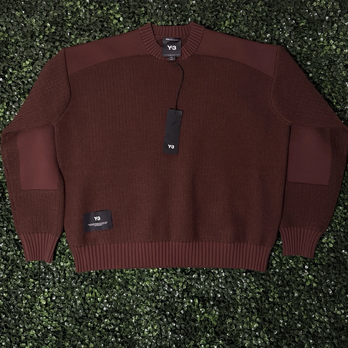 Y-3「U TECH KNIT CREW SWEATER」ヨウジヤマモトL〜XL Y-3 Sweaters for
