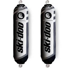 Black Shock Protector Covers for Ski-Doo BRP Snowmobile (Set of 2) NEW