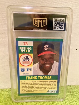 1991 Frank Thomas Score Rising Star #78 GMA 8 NM/MT | eBay