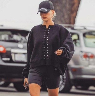 Gothic Lace Up Pullover Sweats 