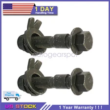 2Kits FIT FRONT Wheels Cam Bolts 16mm Adjustable Camber Correction Alignment Kit