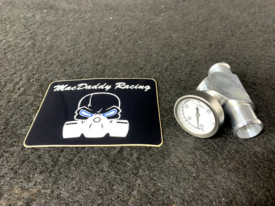 MacDaddy Racing Raptor 700 Billet Coolant Temperature Gauge Radiator