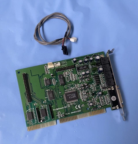 Pro-Multimedia REV 3.0 Opti 82C930A Chipset ISA Sound Audio Card with Midi Port