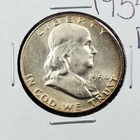 1954 P Franklin Silver 90% Half Dollar Coin AVG BU UNC Uncirculated Philadelphia