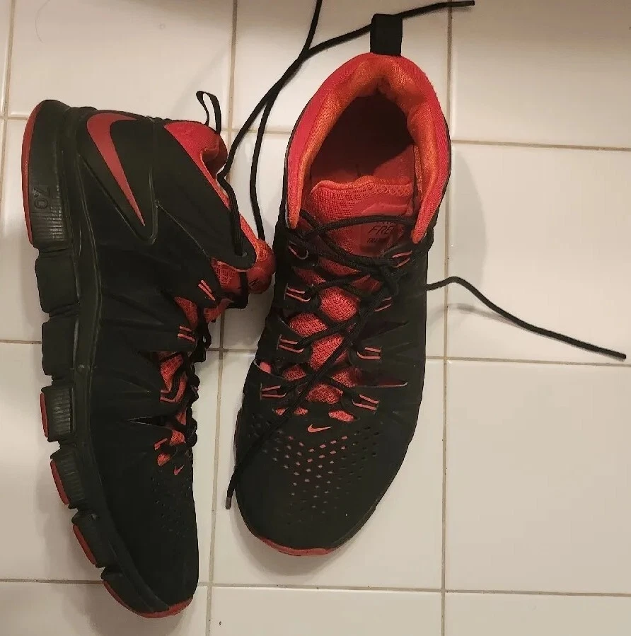 zapatillas nike rojas con lunares