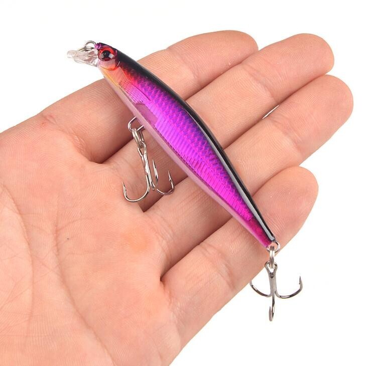 8PCS Fishing Lure Set Swimbaits Minnow Trout Hard Artificial Saltwater