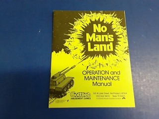 No Man's Land by Gottlieb Video Arcade Game Operation & Maintenance Manual