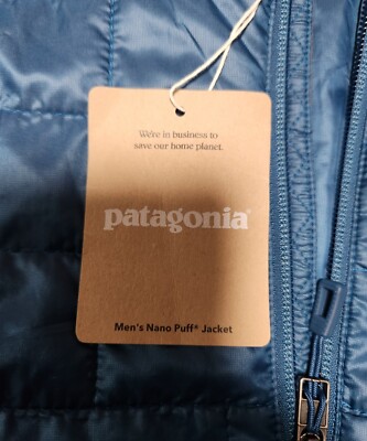 デニム Patagonia Nano Puff Jacket for Men Small - Lagom Blue 84212 | eBay