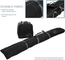 High Sierra Ski Bag  Boot Bag Combo, Black/Mercury, One Size