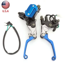 7/8" Brake Clutch Master Cylinder Lever Reservoir CNC For Yamaha YZF 350 BANSHEE