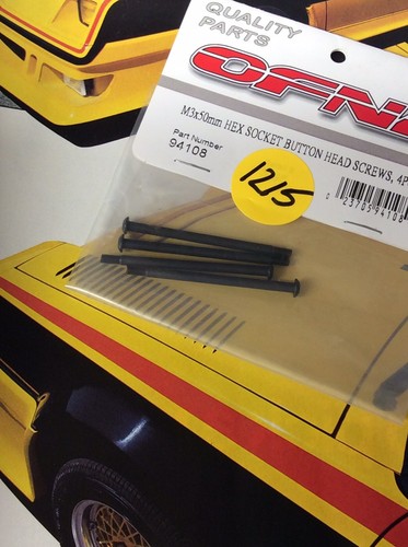 OFNA 94108 Hex Socket Buttonhead Screw: {M3x50x4pc.} NewInPack USA Shipped - Picture 2 of 4