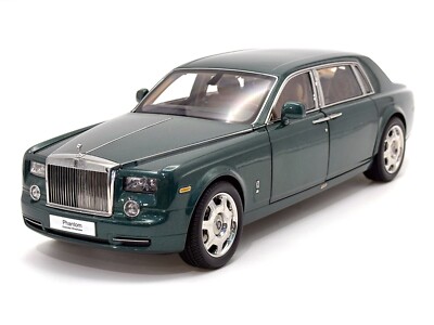 KYOSHO 1:18 Rolls-Royce Phantom EWB Green 08841BG Diecast Metal