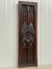 A beautiful carved gothic panel in wood (2)