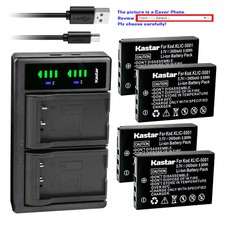 Kastar Battery LTD2 Charger for Kodak KLIC-5001 Kodak EasyShare DX7590 Zoom