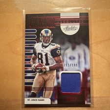2023 Panini Absolute Torry Holt Red Canton Absolutes PATCH 193/199 RAMS