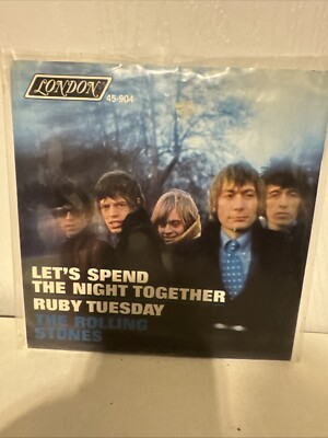 The Rolling Stoned 45 Lets Spend The Nite Together London Plz 55/904