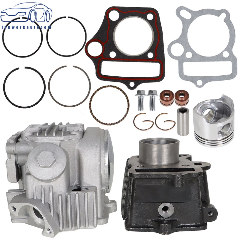 For Honda XR50 Z50R CRF50 Top End Rebuild Kit Cylinder Head Piston Fittings - Image 3 of 4
