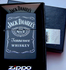 Original ZIPPO Feuerzeug Jack Daniels  Old No.7 Black matte 60000604 Neu & OVP