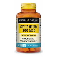 Mason Natural Selenium 200 mcg - Essential Trace Mineral 60 Tablets