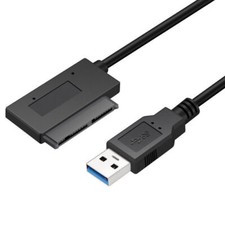 USB 2.0 USB3.0 to Micro SATA 7 9 16P 1.8" SSD Hard Disk Drive Adapter Cable 50cm