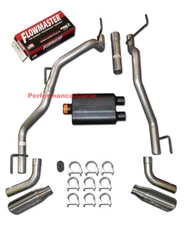 Catback Dual Exhaust Side Exit  - Flowmaster Super 44 Fits 09-24 Dodge Ram Hemi