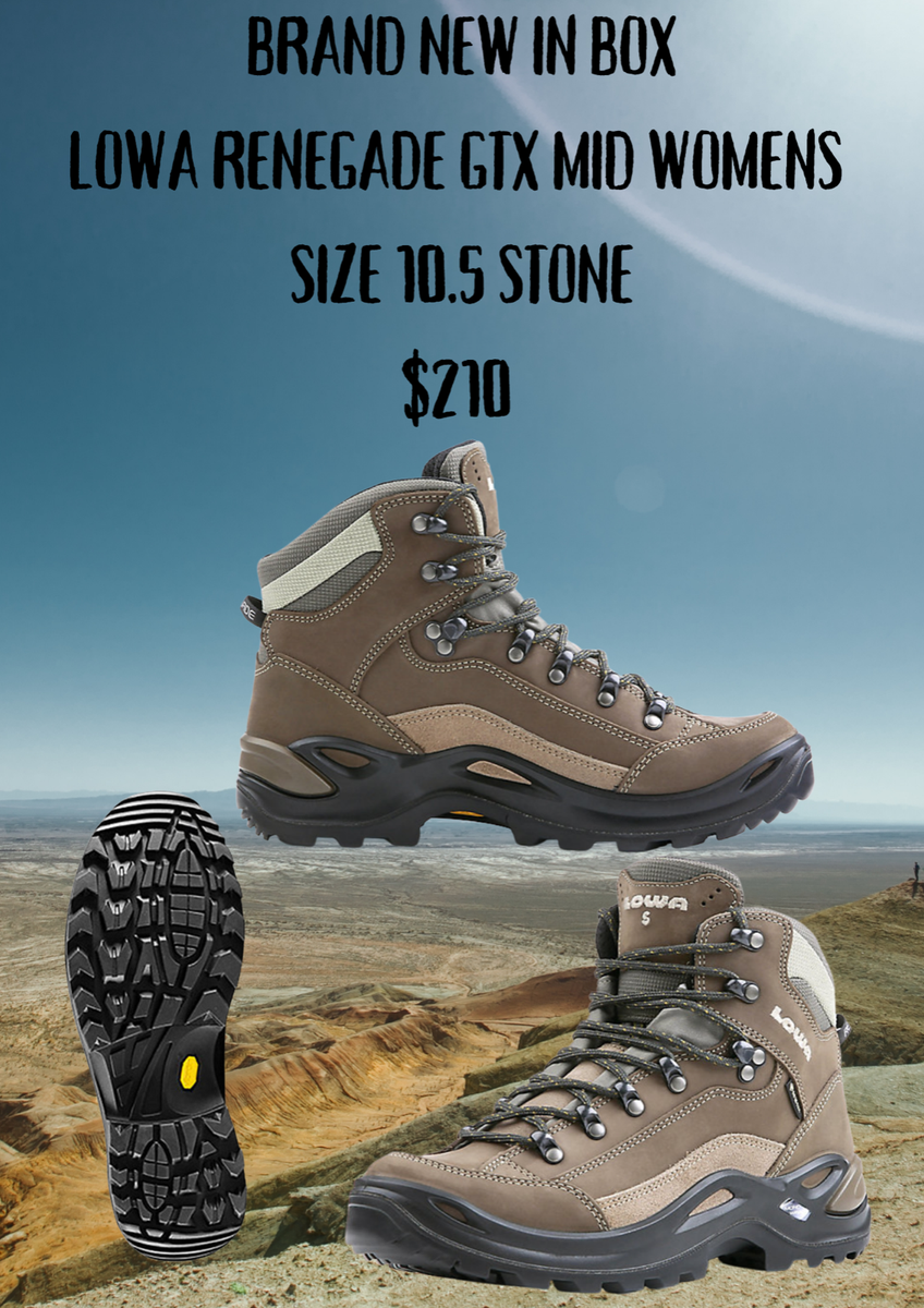 Lowa Renegade hiking boots, men’s size US 10.5. Brand New with tags in box. Lowa Renegade EVO GTX Mid Hiking Boots Men main image 2