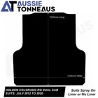 Rubber Ute Mat for Holden Colorado RG Dual Cab - July 2012 to 2020