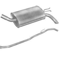 Endschalldämpfer & Mittelrohr  Auspuff Renault Twingo 1.2i