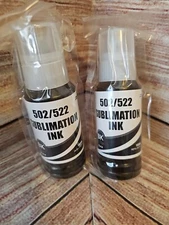 Lots Of 2 SublimationBLK Ink Fit for Epson printers EcoTank 502 522 et 2720 2760