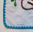 Hand Embroidered Dinner Napkin Set Of 2  Mexican Tortilla Servilleta Bordado — photo 5