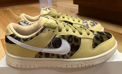 Nike By You Dunk Low Safari Desert Sand Green Brown FJ2253 901 Men's Size 8
