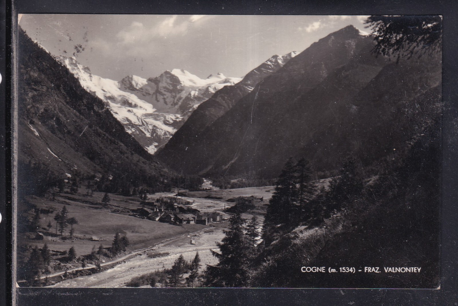 Cartolina Cogne Frazione Valnontey B2034