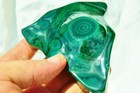 Bullseye Bulls Eye 106mm Malachite Congo Beauty Polished Crystals 4.2" 4240 exx — photo 6
