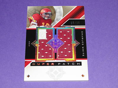 2013 Ultimate CHARLES WHITE Super Patch #USJCW/25 USC Trojans - BROWNS - LA Rams