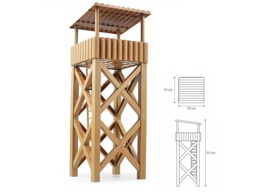 Henglong 1/16 RC Tank Display Exhibition Military Plastic Watchtower Decoration - Image 3 of 4