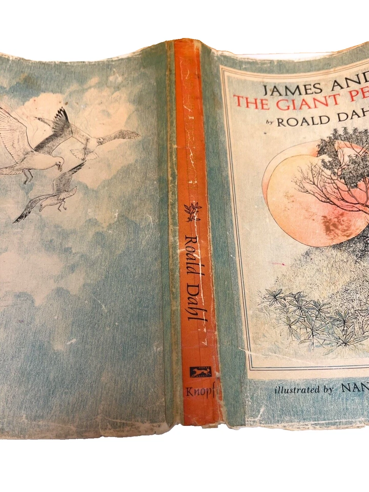 Roald Dahl James and the Giant Peach 1st edition/3rd print HCDJ RARE DJ $3.95 - Image 3 of 4