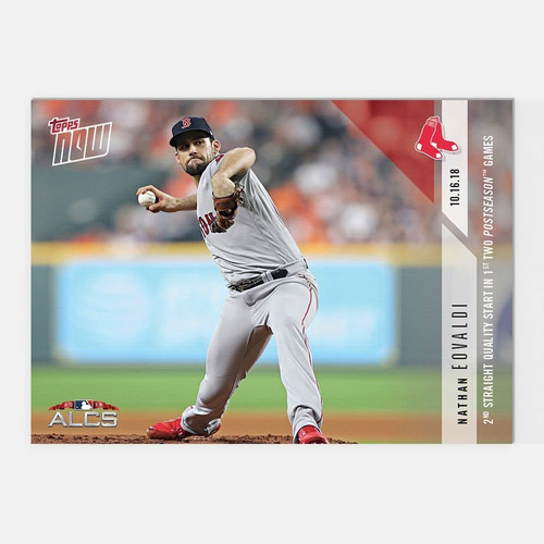 2018 Topps Now 895 Nathan Eovaldi