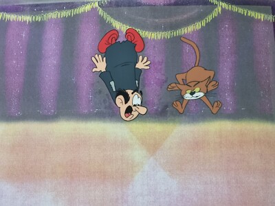 Hanna Barbera Gargamel Original 80er TV SCHLÜMPFE Animation Kunstproduktion Cel #110