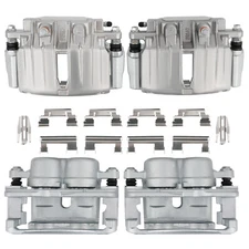 Front and Rear Brake Calipers w/ Bracket Set of 4 For Chevy Avalanche Tahoe GMC