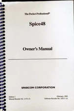 Manual for Sparcom Spice48 Pac for HP 48SX/48GX Calculators