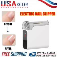 Electric Nail Clipper & Polisher with Nail Clip Storage Automatic Nail Cipper