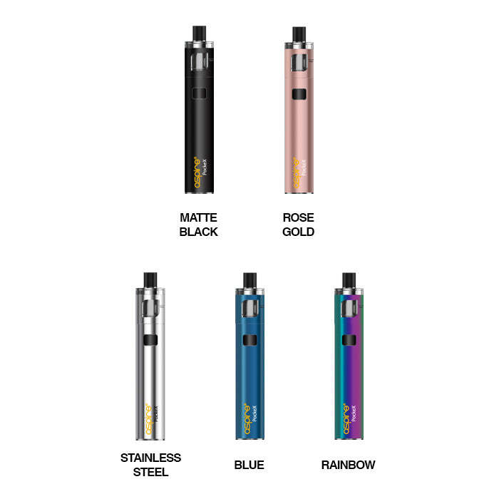 Aspire PockeX Vape Pen Kit Ecig 1500mAh Starter Kit Small Vape Pen Free