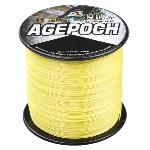 Agepoch 8 Strands 100M-1000M 10LB-100LB Braided Fishing Line Braided Line X8 - Picture 17 of 26