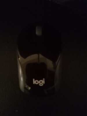 Logitech M187 Wireless Mini Optical Mouse - Black (910-002726 )