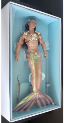 JUJU★KEN KING OCEAN KEN MERMAN GORGEOUS DOLL GTJ97~NEVER OPEN IN