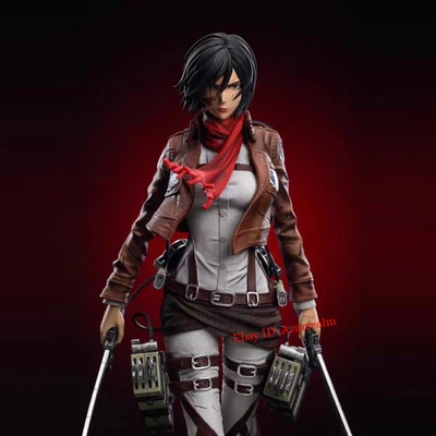 Anime Attack on Titan Mikasa·Ackerman Pvc Figur Modell Sammlerstück - Bild 1 von 4