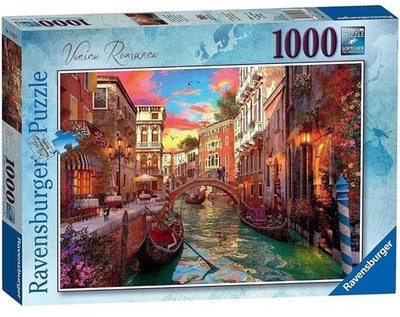 EUC - Ravensburger  Venice Romance  1000c Jgsw Pzle! Complete! HTF!