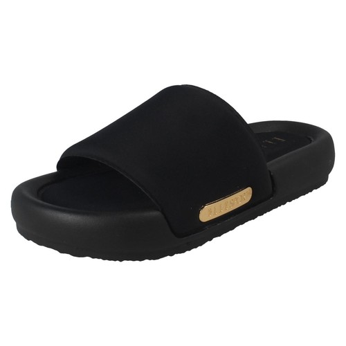 Infradito Unisex Da Spiaggia E Doccia – Mule Con Cinturino In Velcro Regolabile – Blu Navy/Grigio, Taglia 41 EU