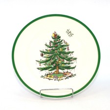 Spode Christmas Tree 10.75  Dinner Plates England S3324-W 62