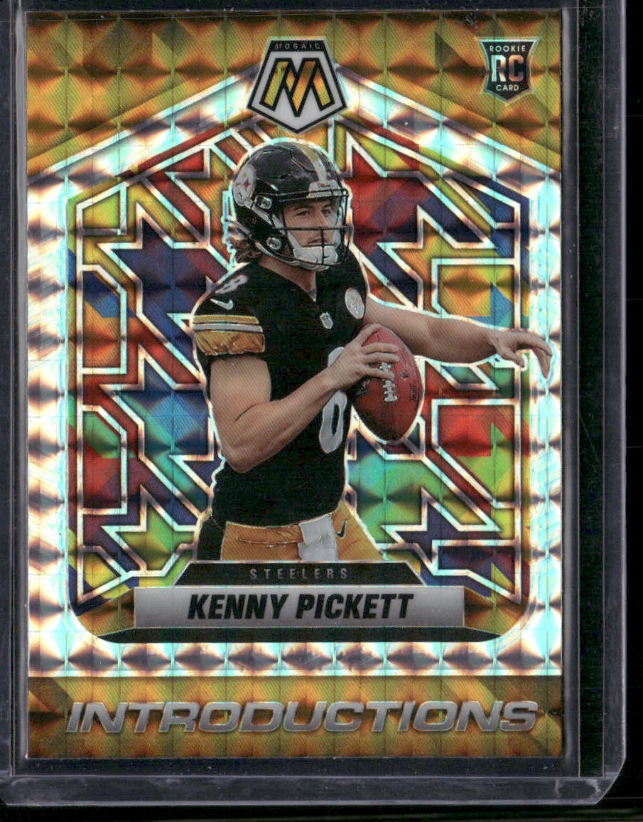 2022 Panini Mosaic #270 Kenny Pickett Mosaic Gold